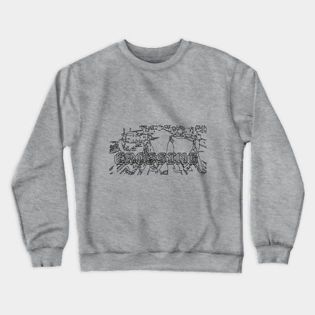 Crossing Crewneck Sweatshirt by LegnaArt